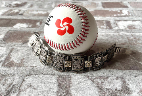 Bracelet Vintage Zazpiak Bat - Les Sept font Un | Bijou Traditionnel Basque