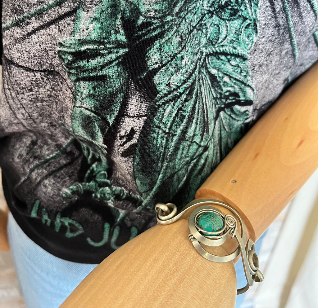 Bracelet Manchette Artisanal "Parc Güell" | Inspiration Gaudi Barcelone