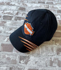Casquette Vintage | Harley Davidson | Logo Bar & Shiel 3D | Coupe A-Frame & Velcro | USA