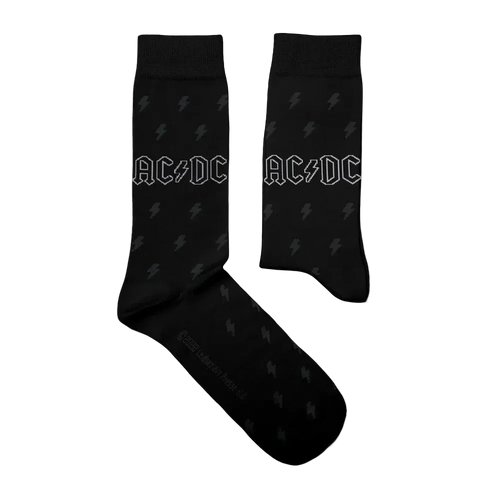 Chaussettes AC/DC - Back in Black | Pointures 41-46 | Sock Affairs / à plat