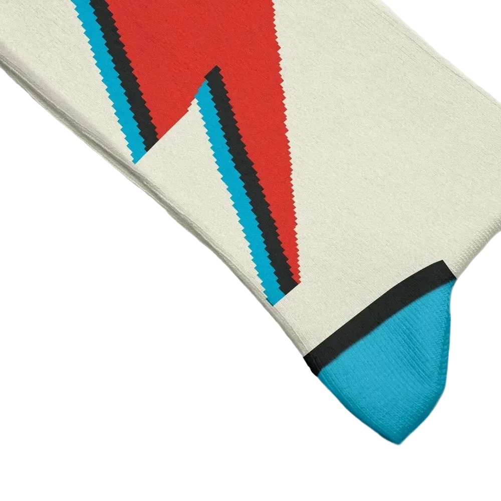 Chaussettes David BOWIE - Aladdin Sane | Pointures 36-40 | Sock Affairs - Produits Neufs