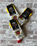 Chaussettes Sock Affairs Hellfire Club Stranger Things à plat superposées 