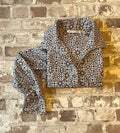 Chemise Graphique Kalei | Notations Petites | Motif Géo Vintage | 90s-00s | Vietnam
