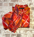 Chemise Vintage Voile Transparent | Imprimé Abstrait Sunset & Arty | Impressions | Corée