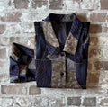 Chemise Vintage | Motif Patchwork Abstrait & Paisley | Japon