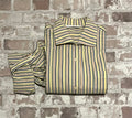 Chemise Vintage Unisex Boxy | Sun Terrace | Rayures Multicolores | Japon