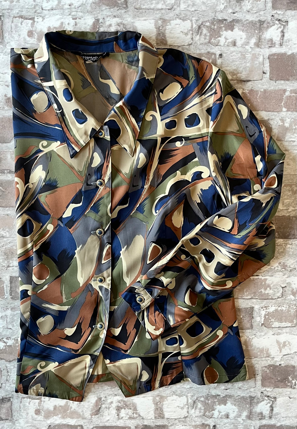 Chemise Vintage | Imprimé Abstrait Arty | Kimura | Japonprofil