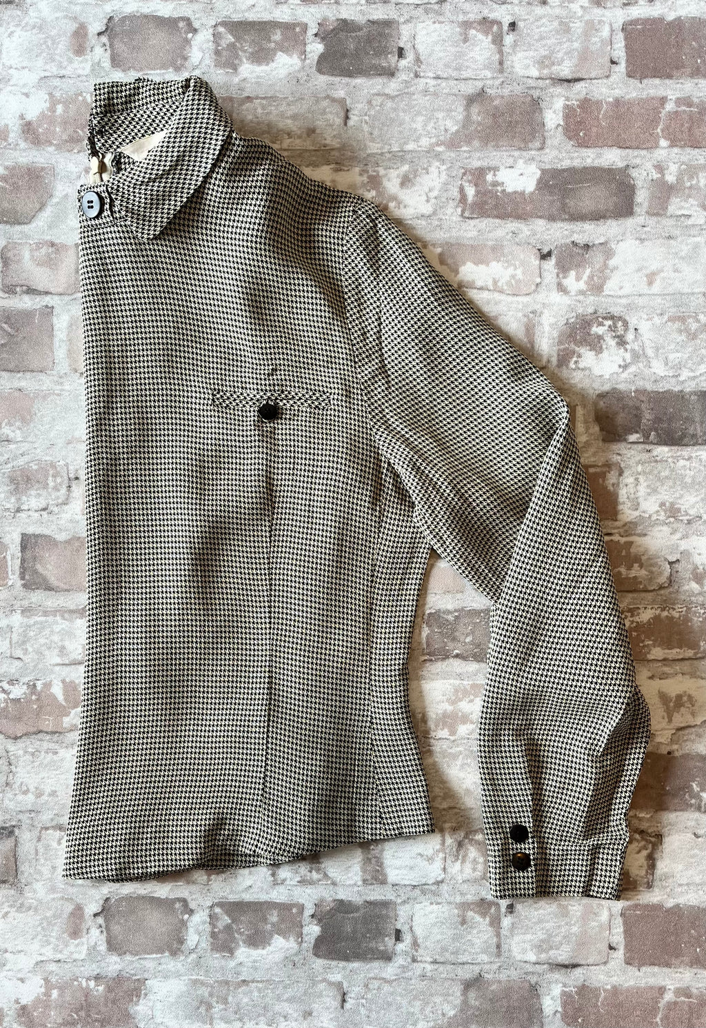 Chemisier Vintage | Pied de Poule | ReView | Japon / profil