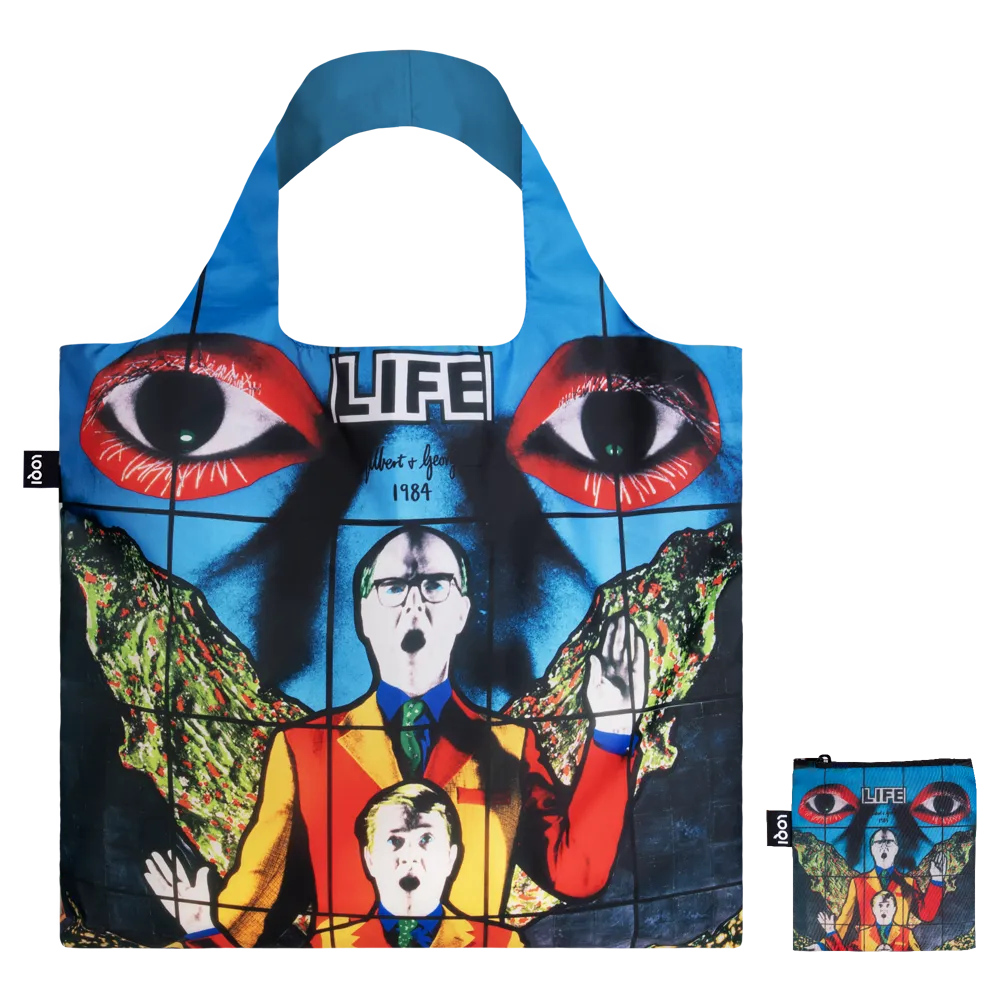 Sac Cabas Gilbert & George x LOQI | Mort Espoir Vie Peur / 1 face
