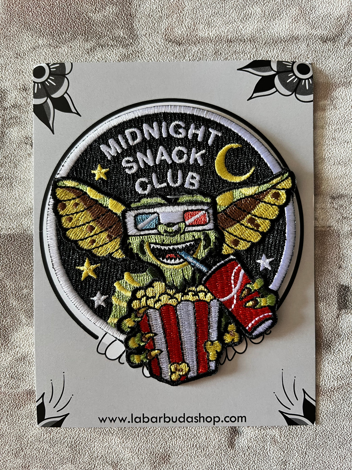 Patch Thermocollant "Midnight Snack Club - Gremlin" | La Barbuda - Produit Neuf