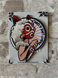Patch Thermocollant "Fight Like A Girl - Mononoke" | La Barbuda - Produit Neuf