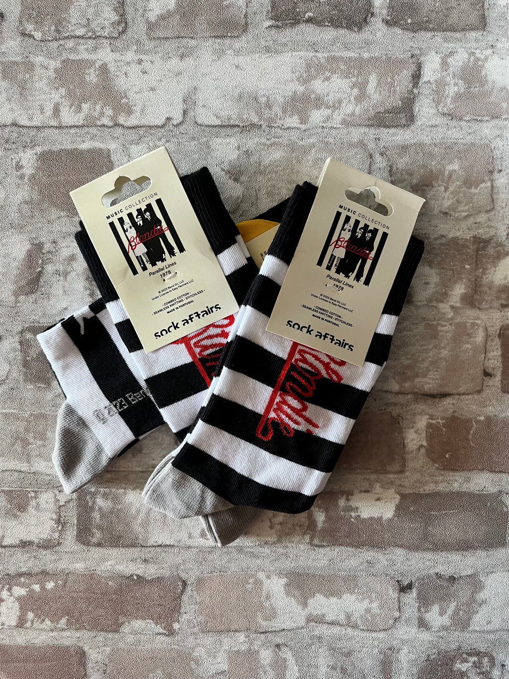 Chaussettes BLONDIE - Parallel Lines | Pointures 36-40 | Sock Affairs - Produits Neufs