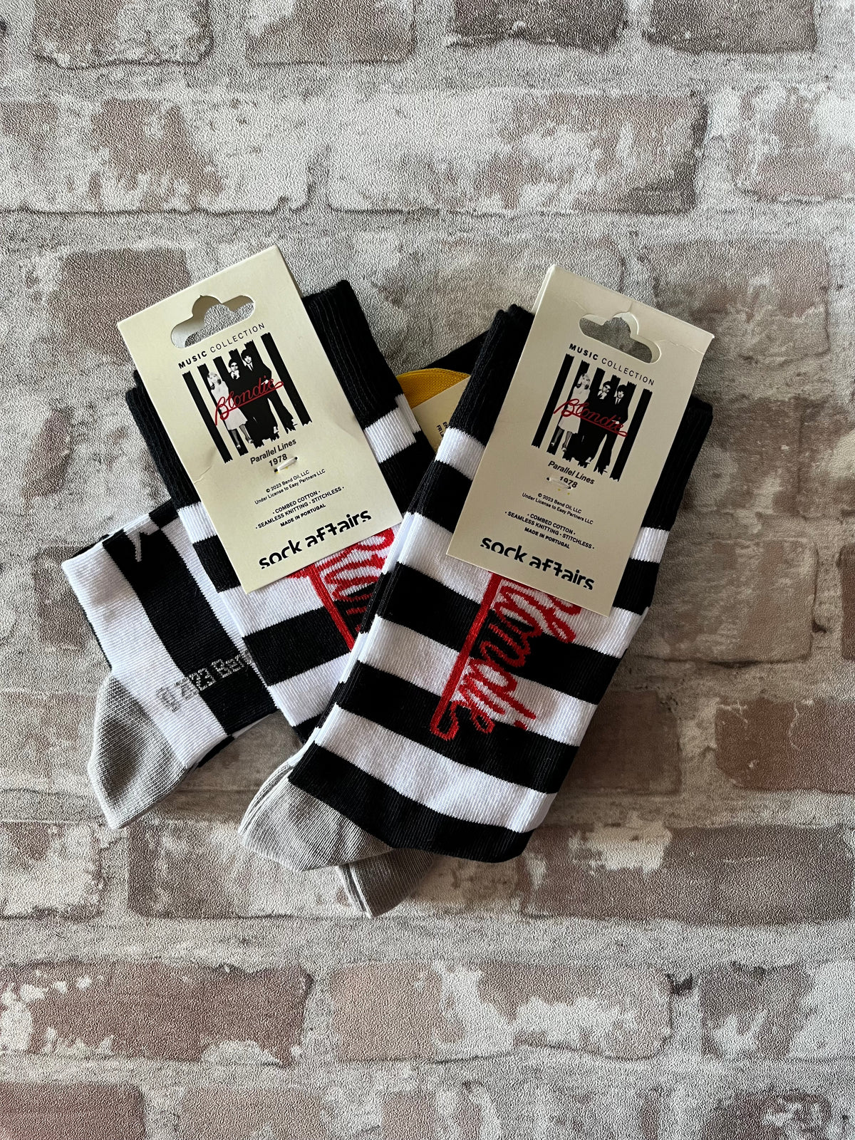 Chaussettes BLONDIE - Parallel Lines | Pointures 36-40 | Sock Affairs - Produits Neufs