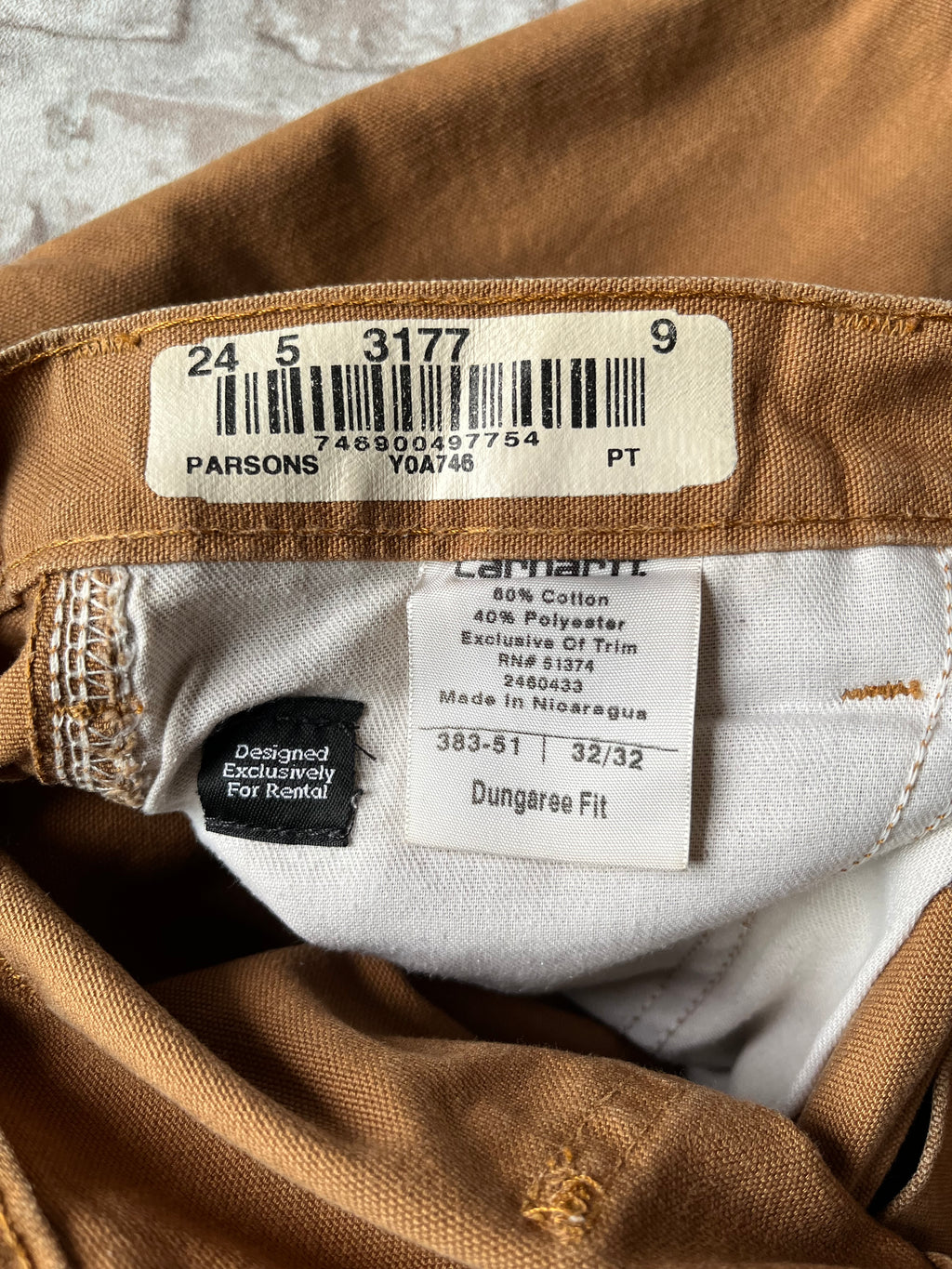 Pantalon Carpenter Carhartt | Hamilton Brown | Vintage 00s | 32 x 32 US - GRADE A DISTRESSED