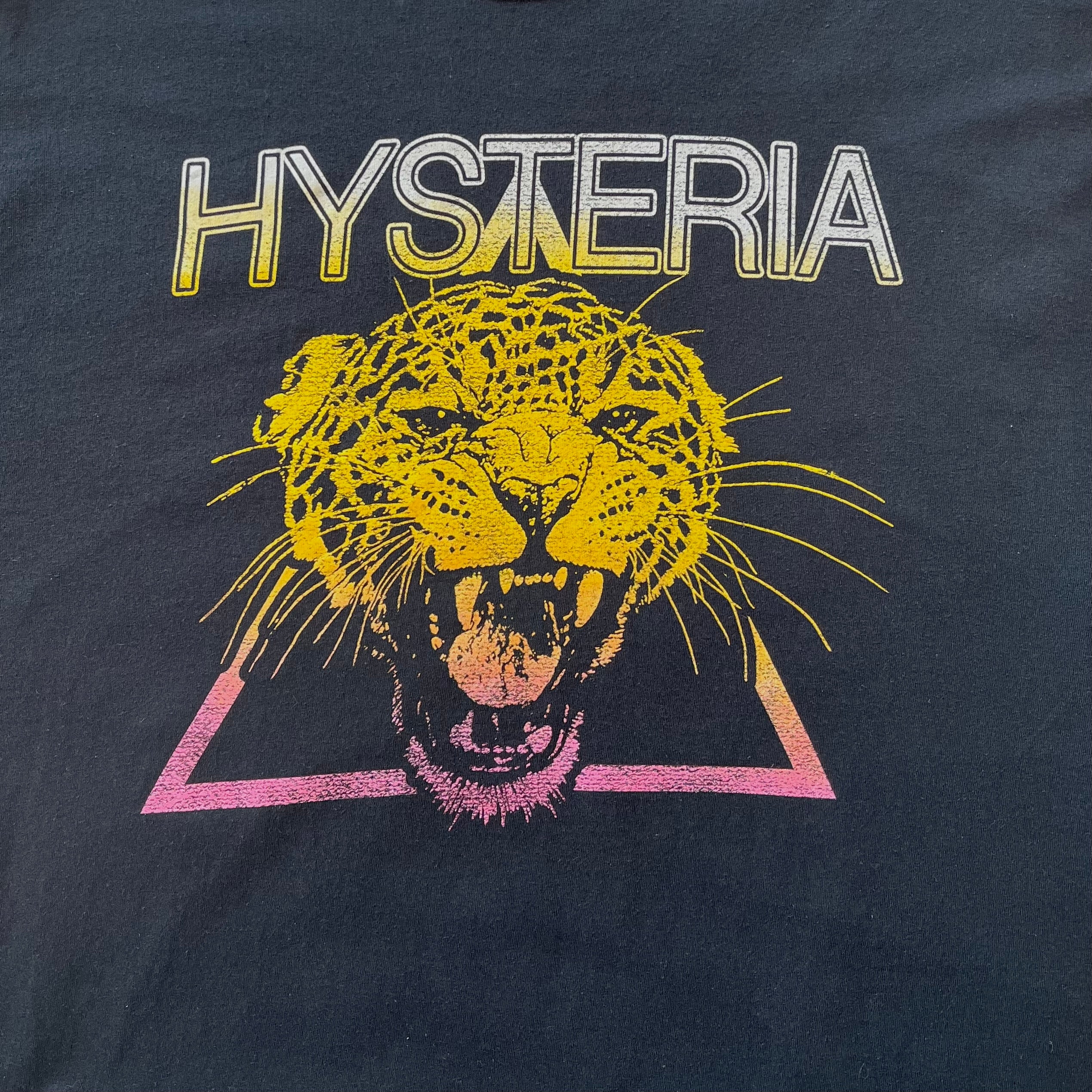 T-Shirt Def Leppard | Hysteria | Rare/gros plan