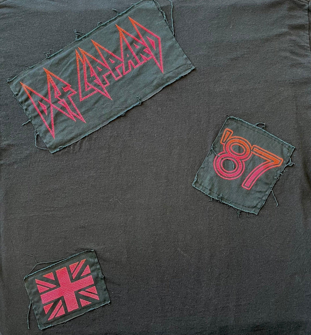 T-Shirt Def Leppard | Hysteria | Rare / dos