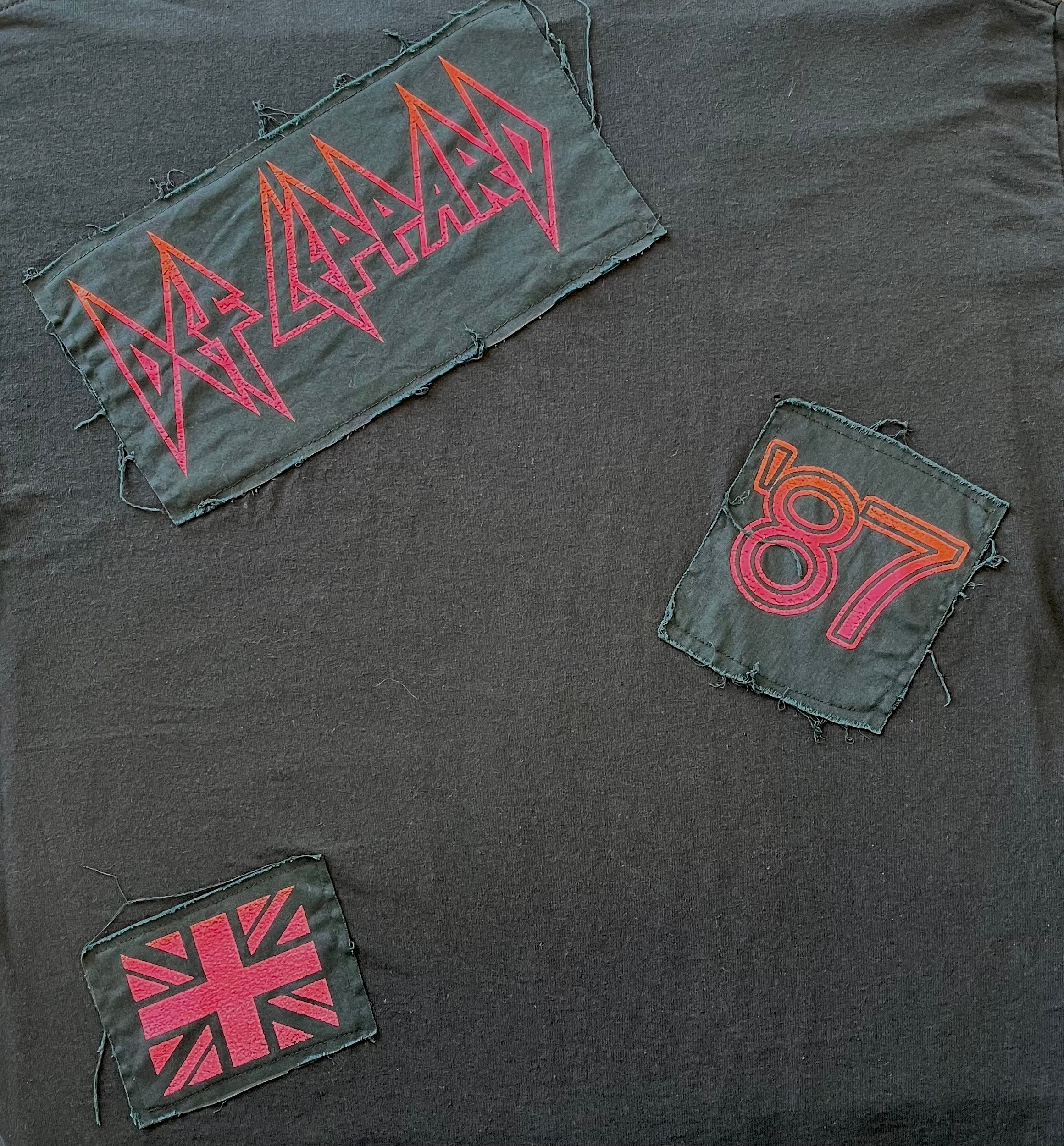 T-Shirt Def Leppard | Hysteria | Rare / dos