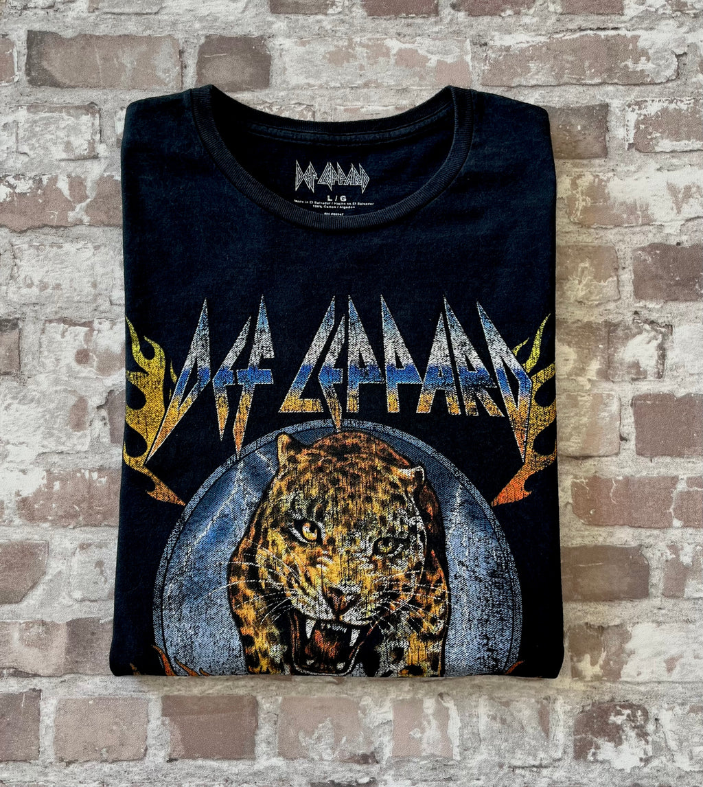 T-Shirt Def Leppard | Animal - Hysteria / denim