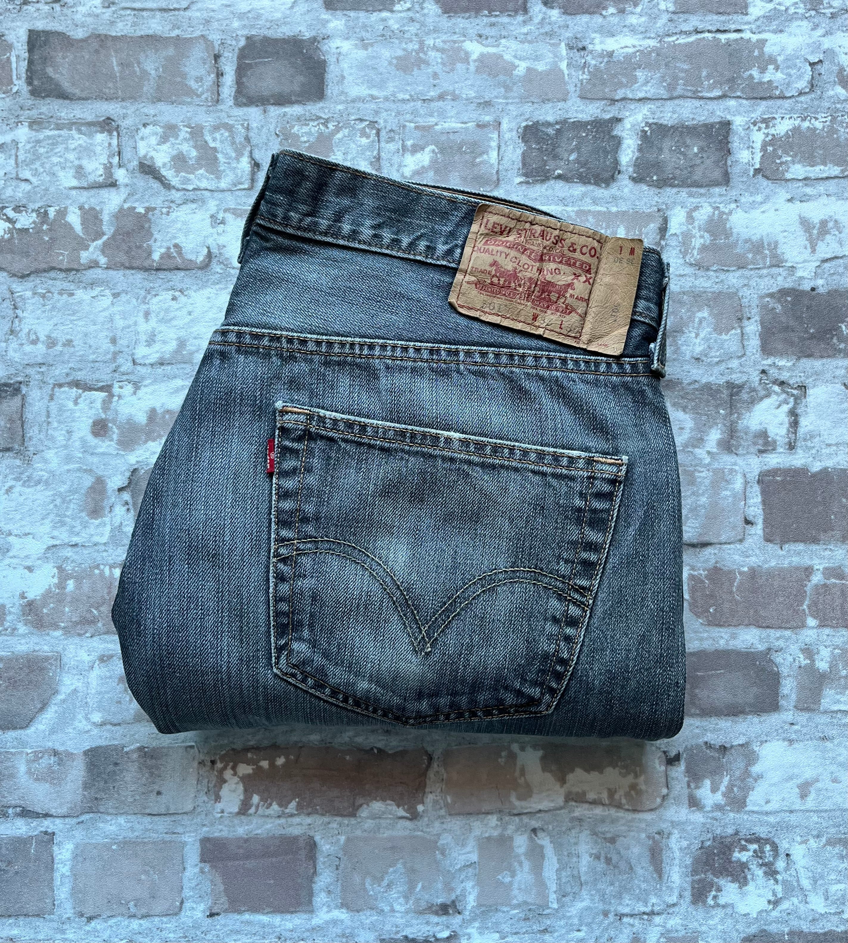 Jean Levi's 501 Original Vintage | Coupe Droite | Gris Mist - W36 L30