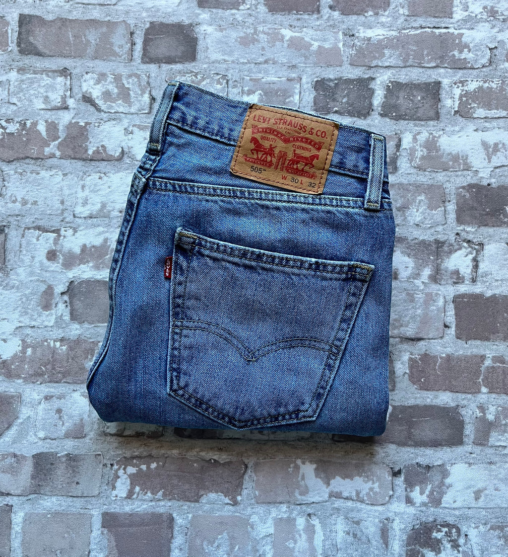 Jean Levi's 505 | Regular Fit | Bleu Lightwash - W30 L32
