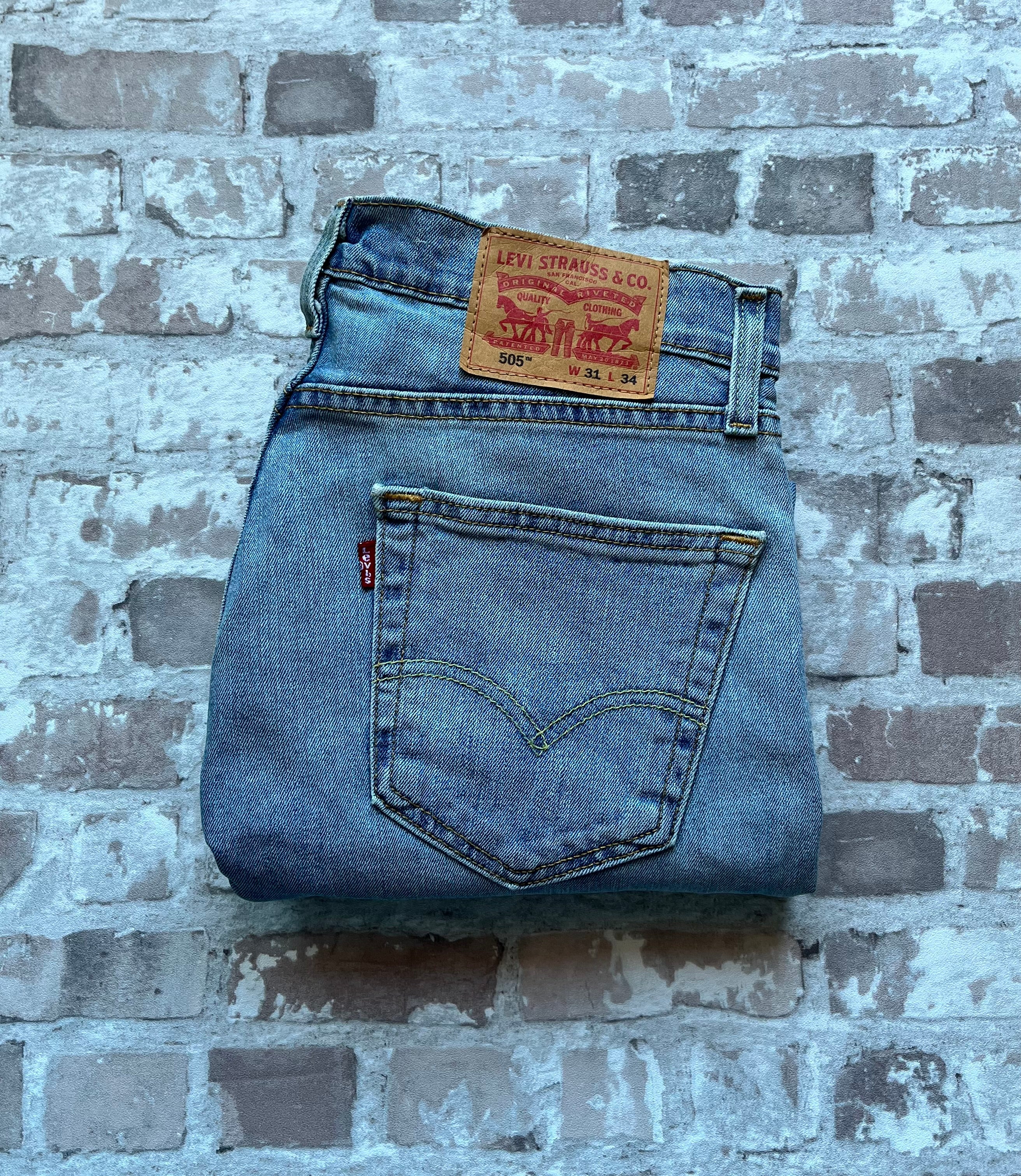 Jean Levi's 505 | Regular Fit | Bleu Lightwash - W31 L34