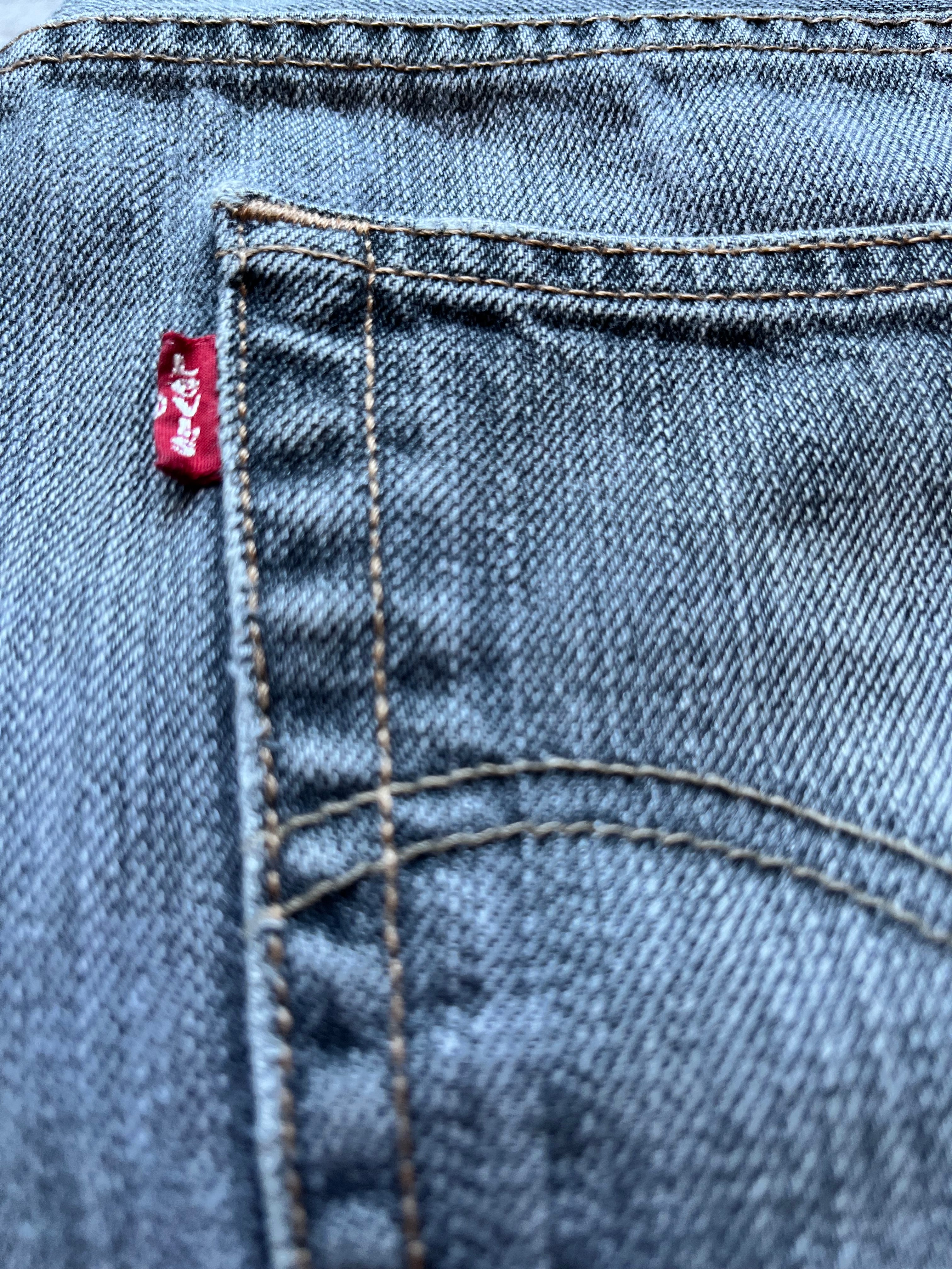 Jean Levi's 501 Original Vintage | Coupe Droite | Gris Mist - W36 L30/ red tab