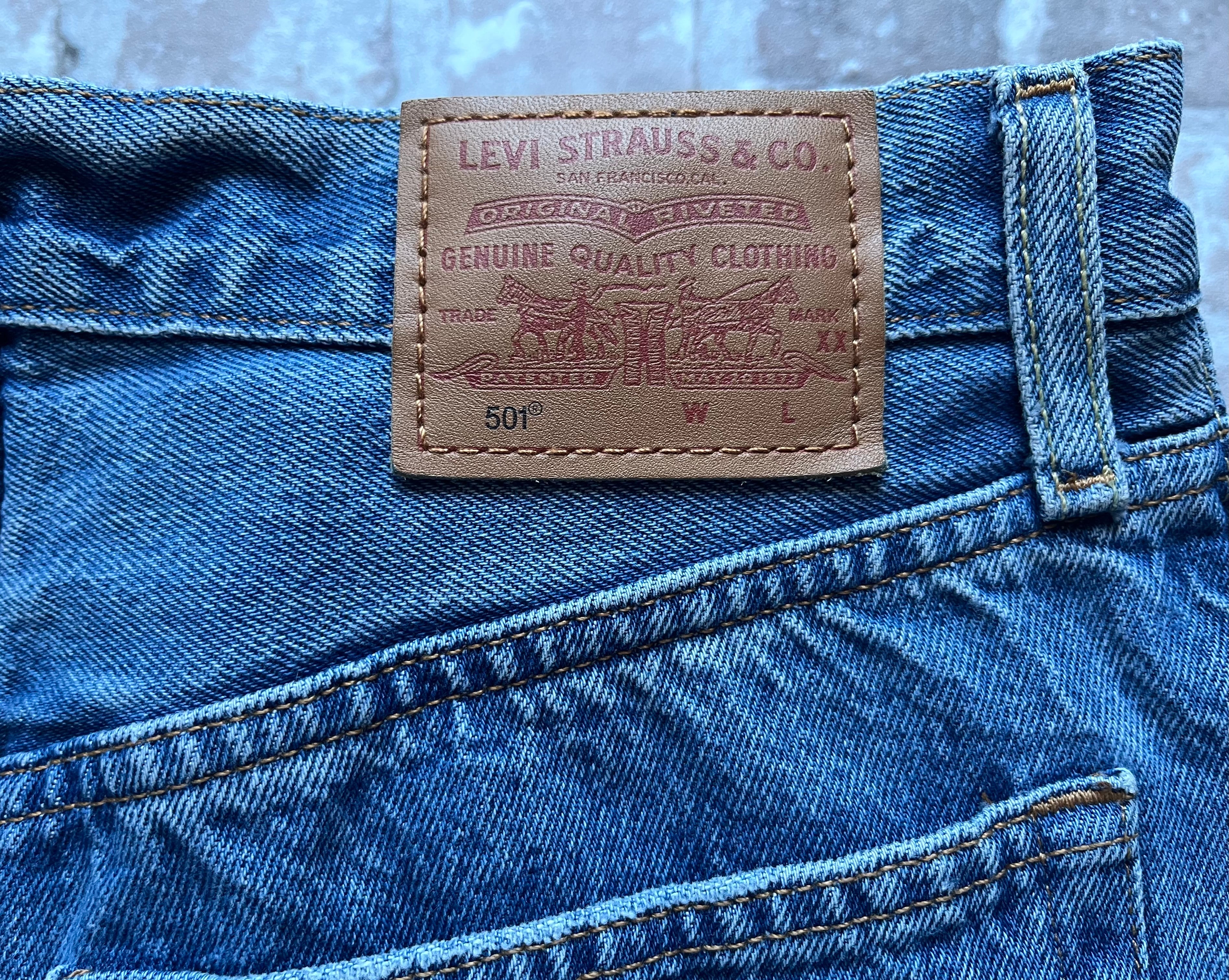 Jean Levi's 501 Original | Édition Premium Distressed | Light Indigo - W27 L30 / jacron