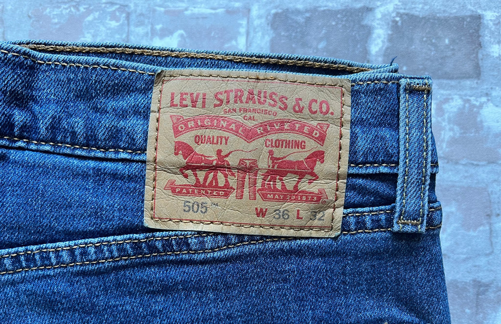Jean Levi's 505 | Regular Fit | Bleu Medium Stonewash - W36 L32 / jacron