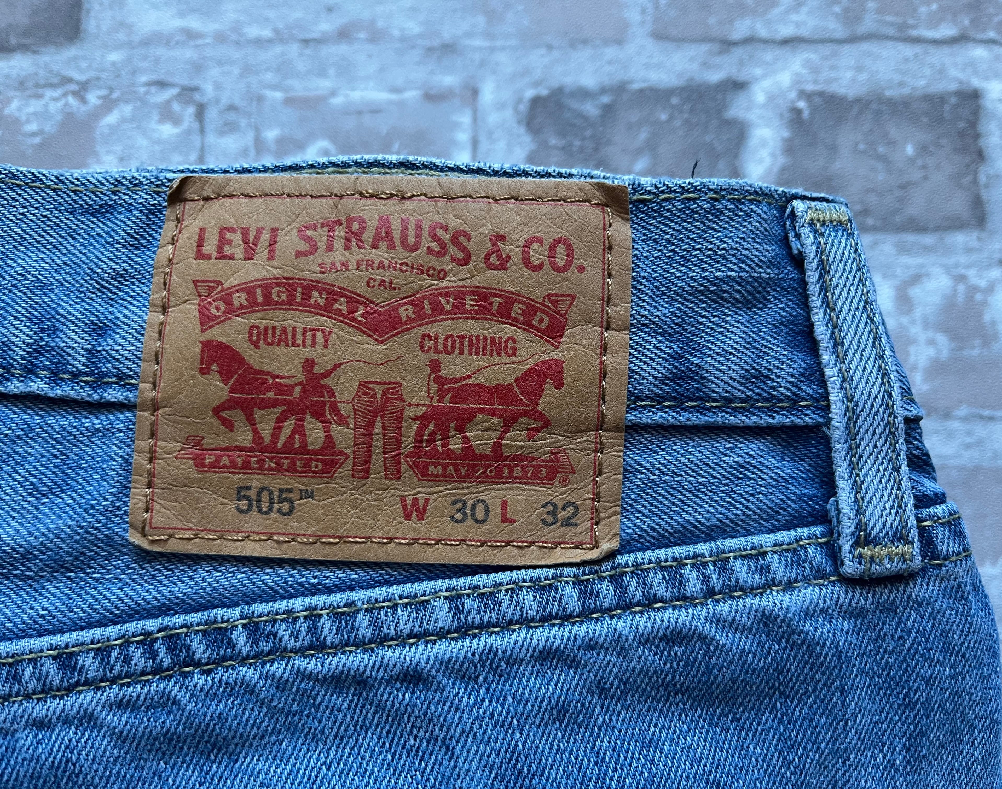 Jean Levi's 505 | Regular Fit | Bleu Lightwash - W30 L32 / jacron