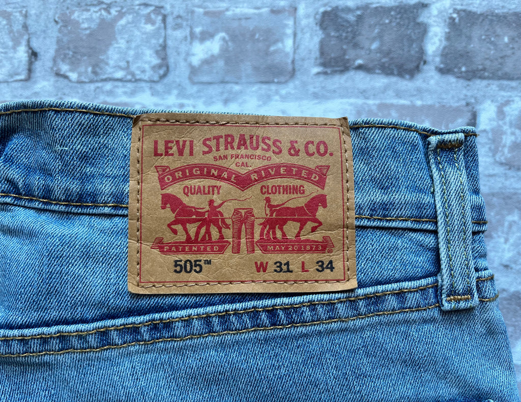Jean Levi's 505 | Regular Fit | Bleu Lightwash - W31 L34 / jacron