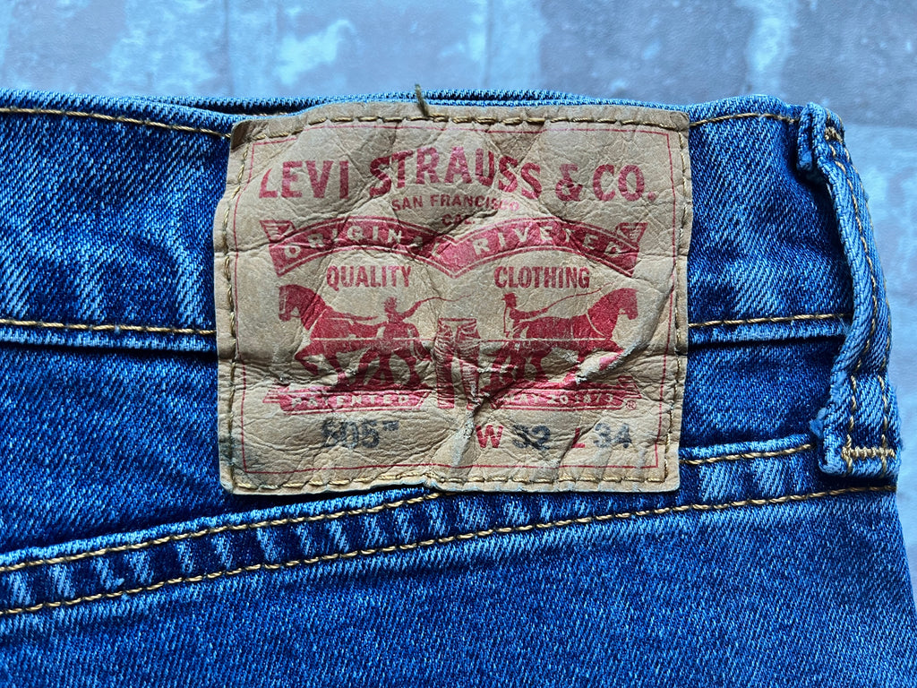 Jean Levi's 505 | Regular Fit | Bleu Medium Stonewash - W32 L34 / jacron