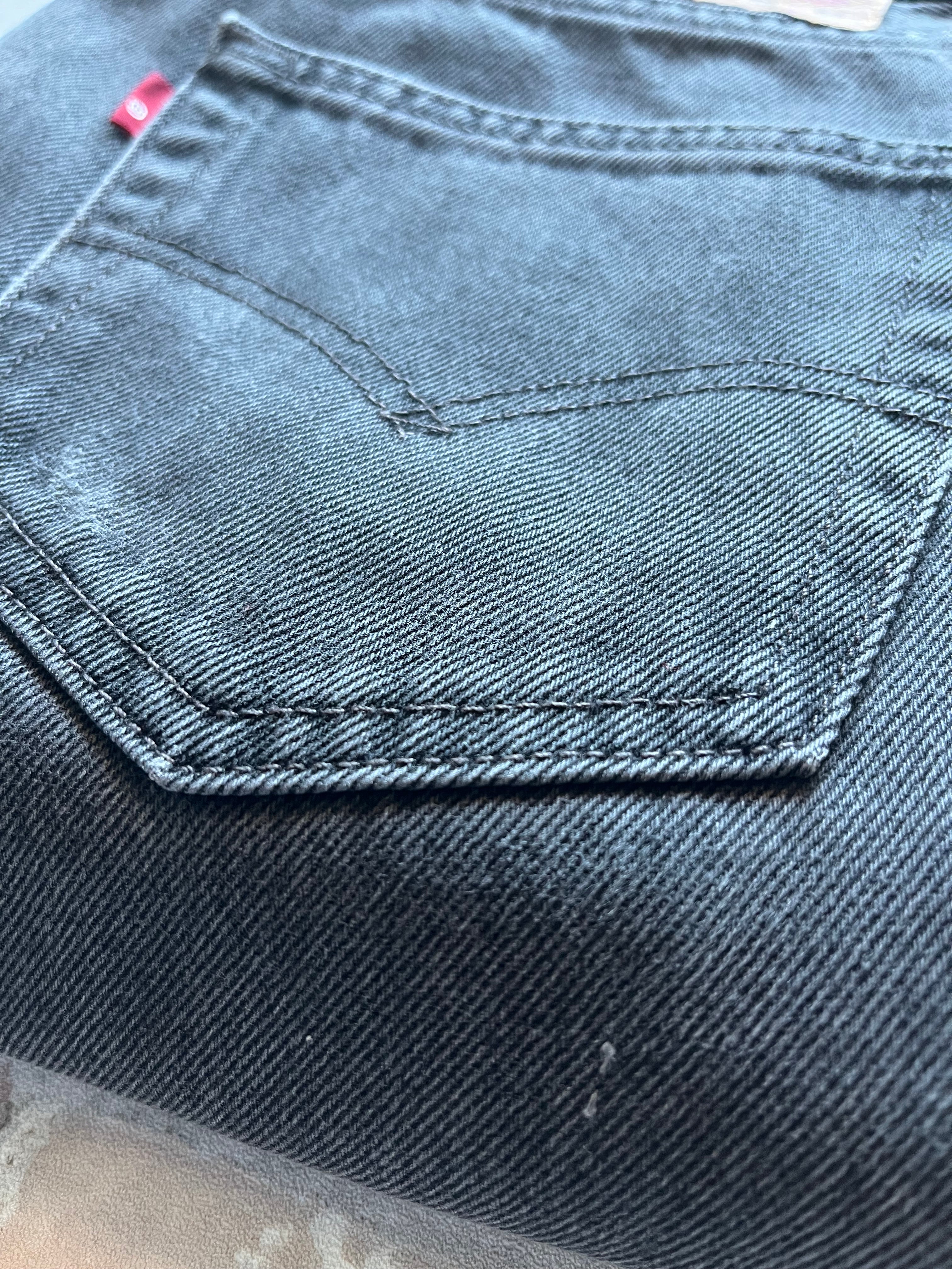 Jean Levi's 505 | Regular Fit | Gris Mist - W30 L32 / mini accroc
