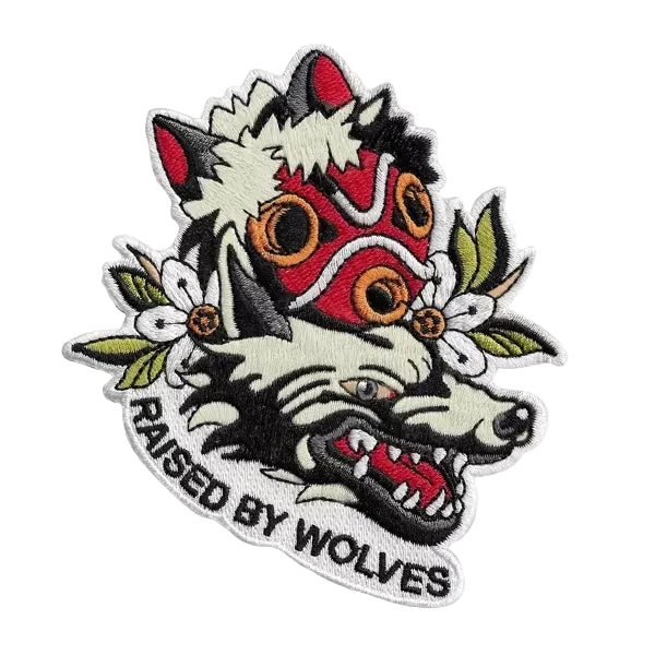 Patch Thermocollant "Raised By Wolves / Mononoke" | La Barbuda