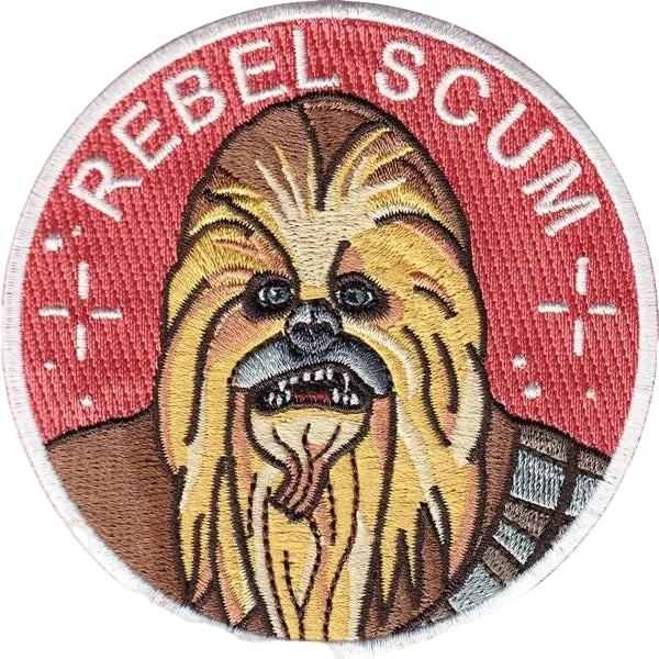 Patch Thermocollant "Rebel Scum - Chewie" | La Barbuda