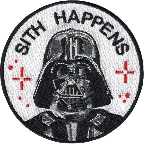 Patch Thermocollant "Sith Happens - Vador" | La Barbuda