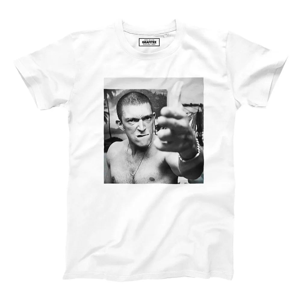 T-Shirt La Haine "C'est à moi que tu parles ?"- Vinz | Blanc | Grafitee