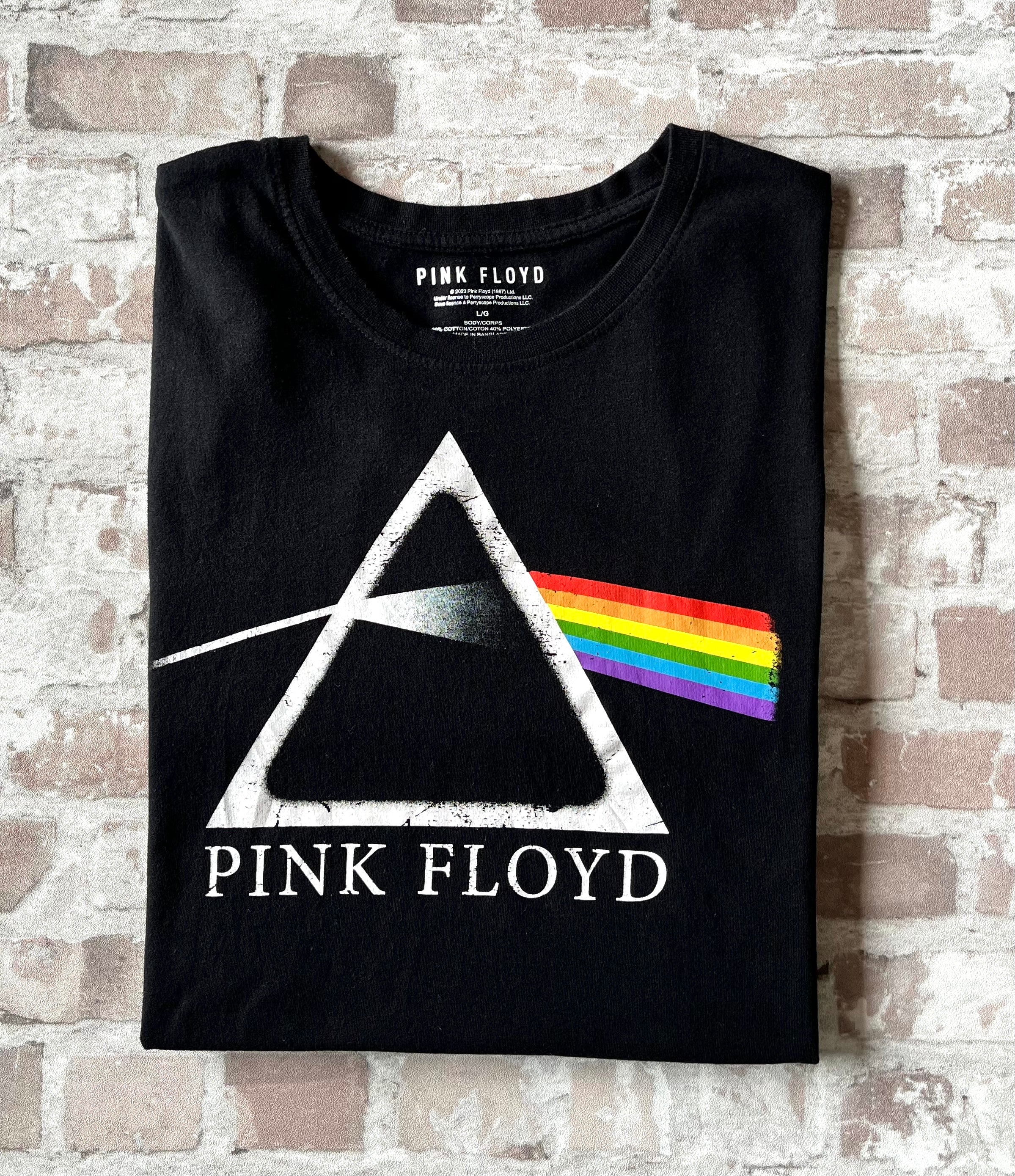 T-Shirt Pink Floyd - The Dark Side Of the Moon | Réédition Moderne