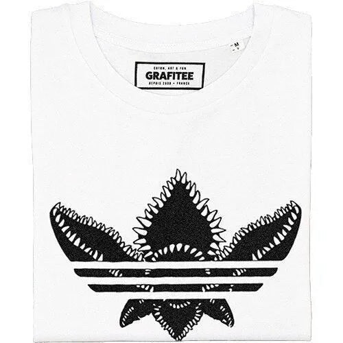 T-Shirt Stranger Things x Logo Adidas | Blanc | Grafitee