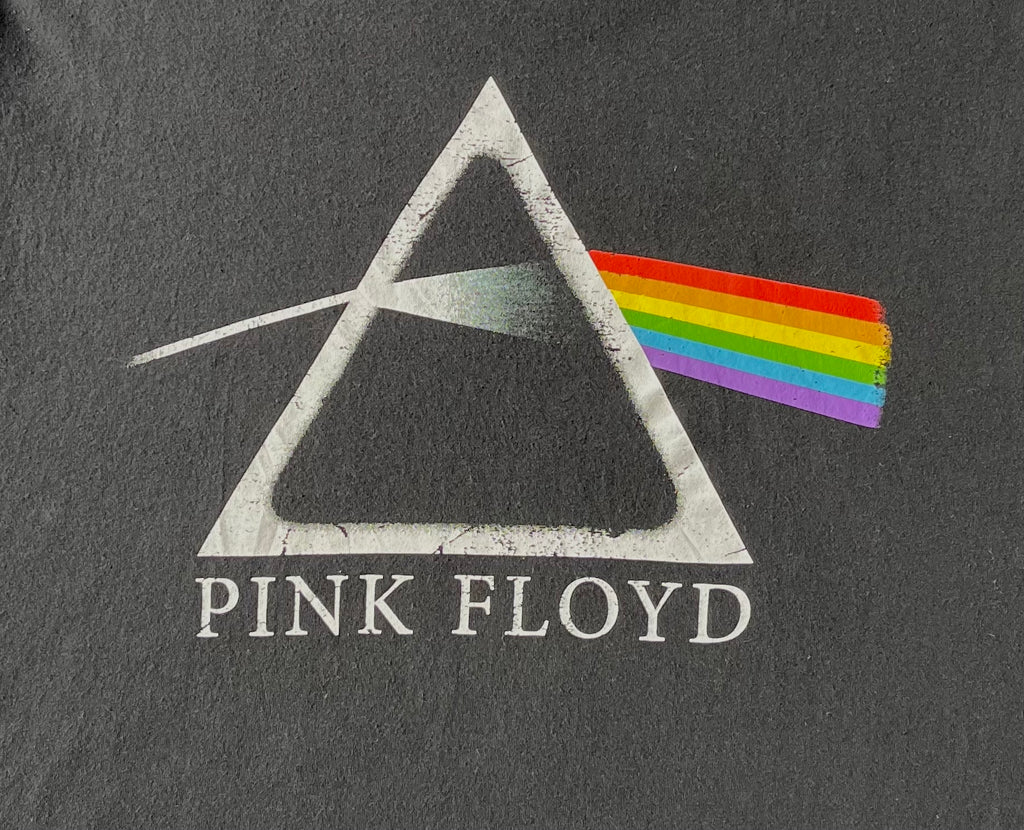 T-Shirt Pink Floyd - The Dark Side Of the Moon | Réédition Moderne/imprimé gros plan