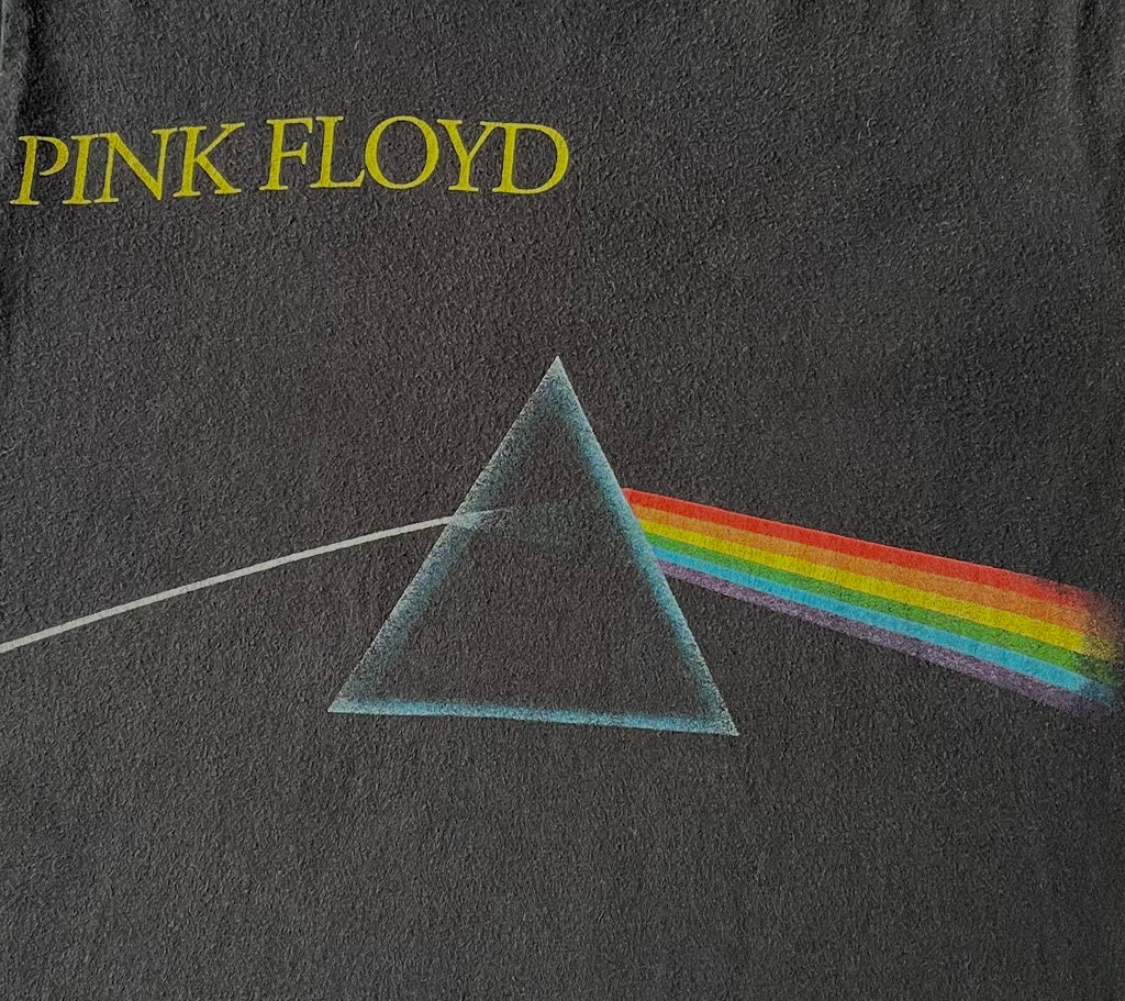 T-Shirt Pink Floyd | The Dark Side Of The Moon | Front & Back Print/imprimé gros plan