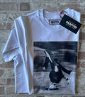 T-Shirt Nonne & Skate | Blanc - XL | Grafitee - Produit Neuf