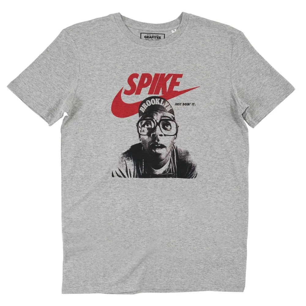 Tshirt Grafitee Spike Lee humour logo Nike détourné à plat