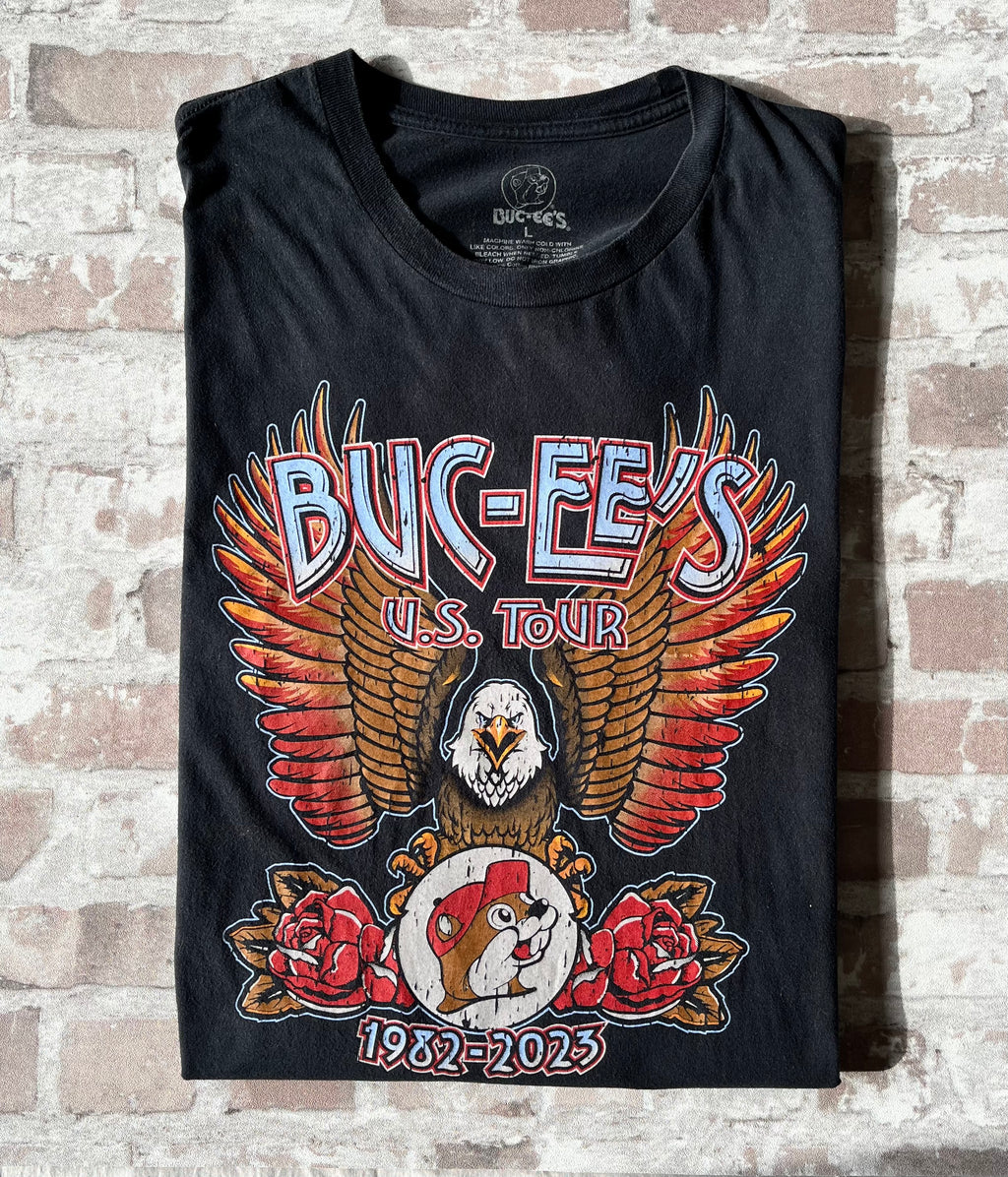 T-Shirt Buc-ee'S US Tour | Style Rock Band Tee Vintage | Import USA