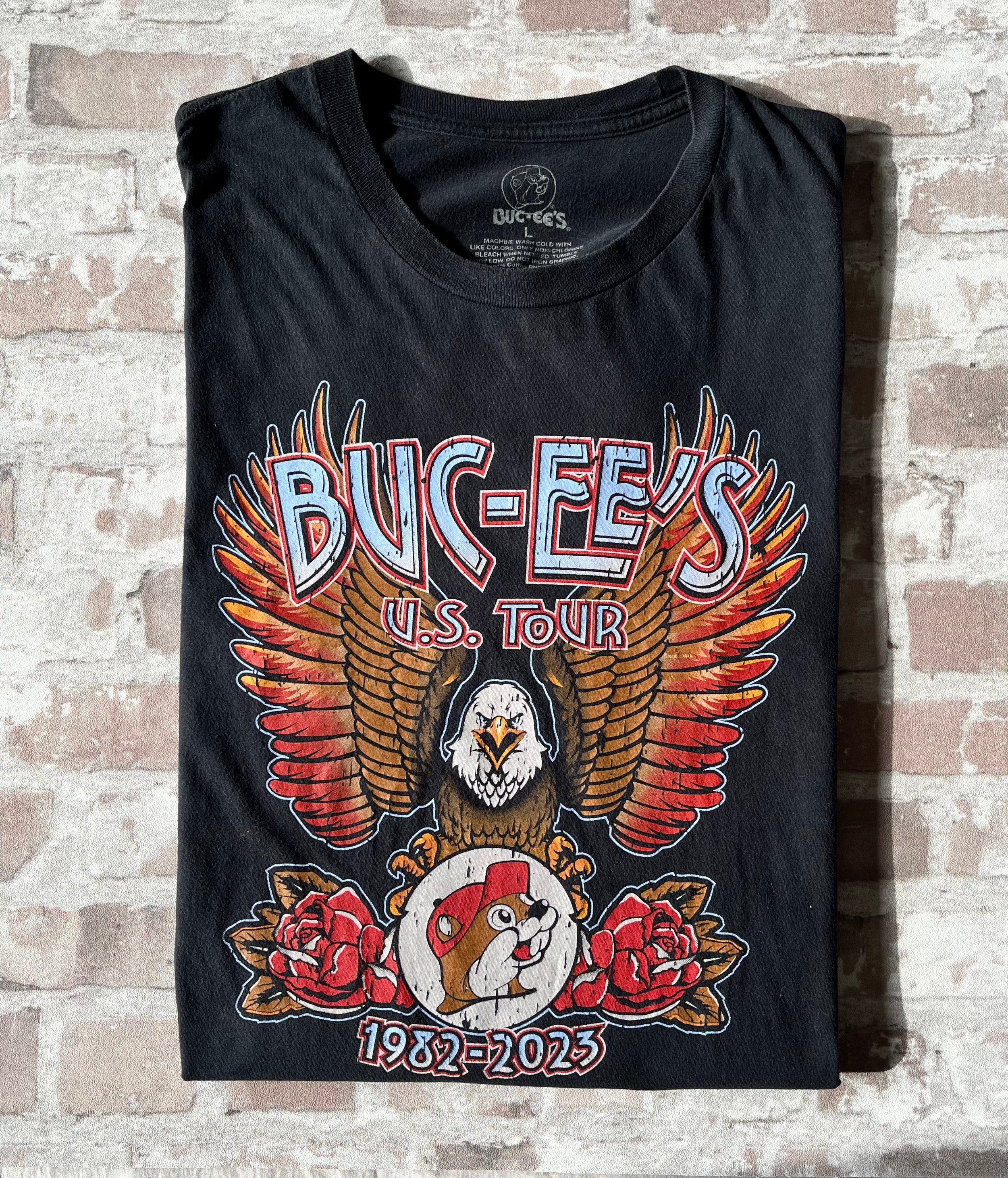 T-Shirt Buc-ee'S US Tour | Style Rock Band Tee Vintage | Import USA