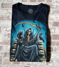 T-Shirt DOM "Grim Reaper" | Graphic Tee Gothique & Crânes
