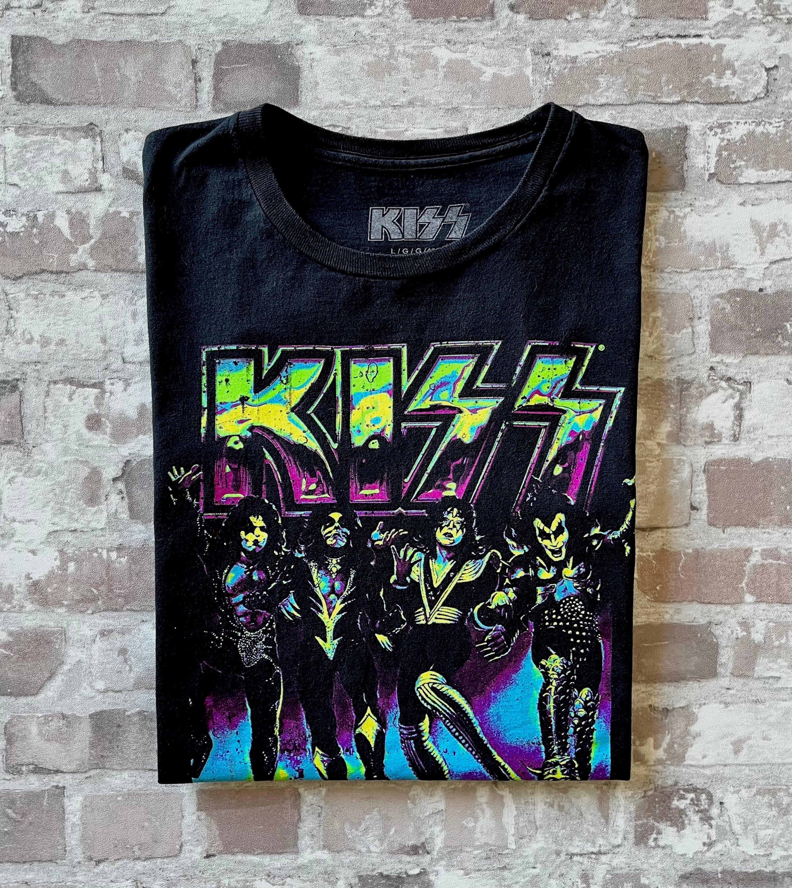 T-shirt Mad Engine Global - KISS | Destroyer | Néon