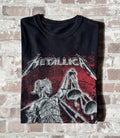 T-Shirt Metallica - And Justice For All | Faded Black & Red