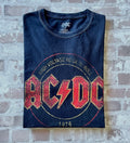 T-Shirt AC/DC "High Voltage Tour" 1976 United Kingdom | Ré-édition Premium