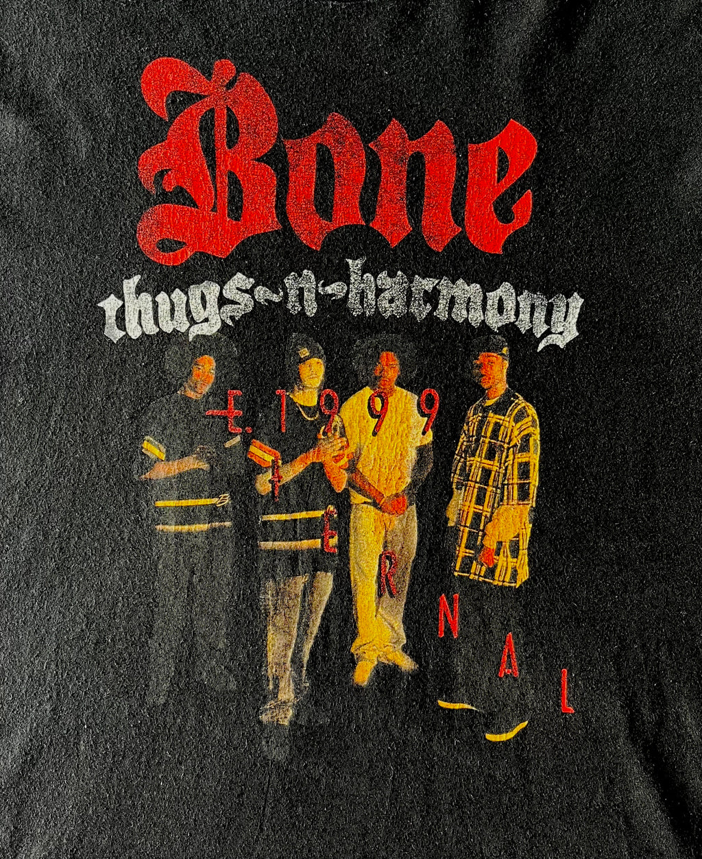 T-Shirt Ripple Junction | Bone Thugs-N-Harmony | E.1999 Eternal / gros plan