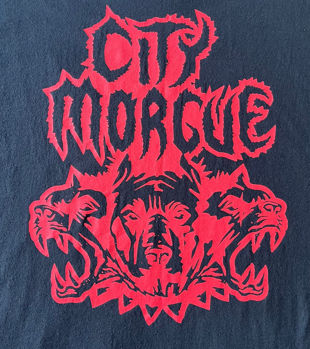 T-shirt City Morgue | "My Bloody America" Tour | Édition Limitée | Mint / gros plan dos